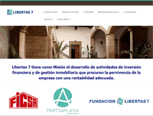 Tablet Screenshot of libertas7.es